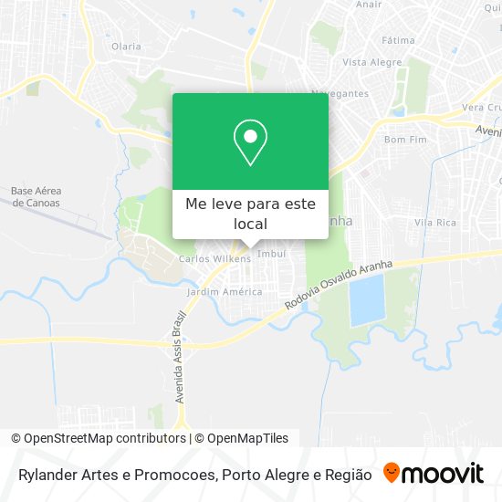 Rylander Artes e Promocoes mapa