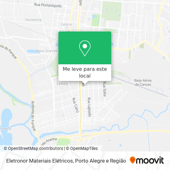 Eletronor Materiais Elétricos mapa