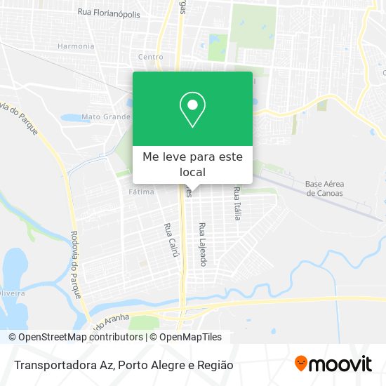 Transportadora Az mapa