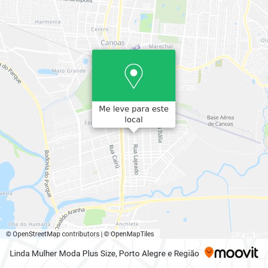 Linda Mulher Moda Plus Size mapa