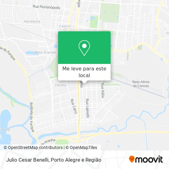 Julio Cesar Benelli mapa