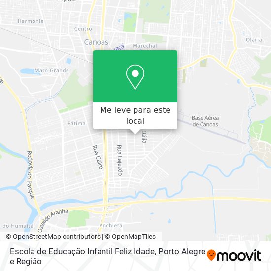 Escola de Educação Infantil Feliz Idade mapa