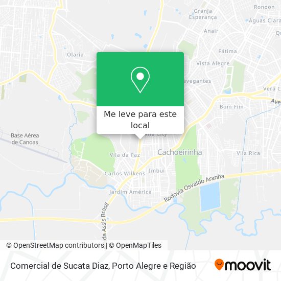 Comercial de Sucata Diaz mapa