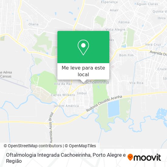 Oftalmologia Integrada Cachoeirinha mapa