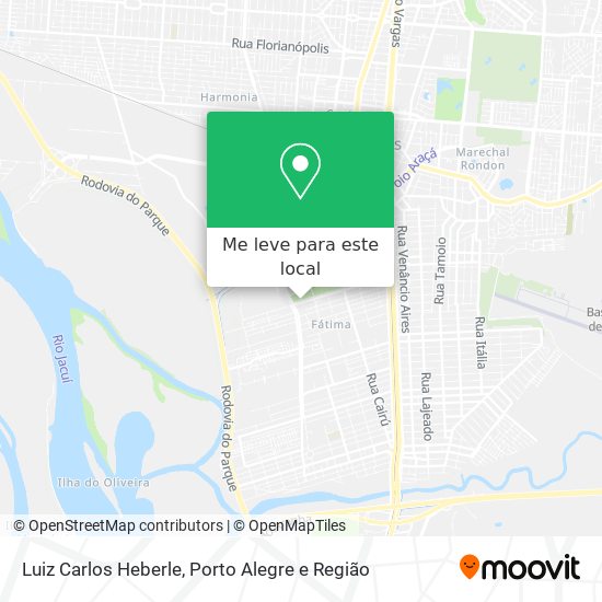 Luiz Carlos Heberle mapa