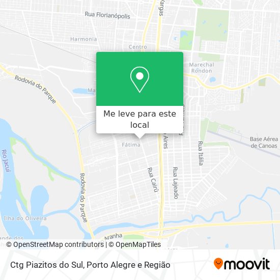 Ctg Piazitos do Sul mapa