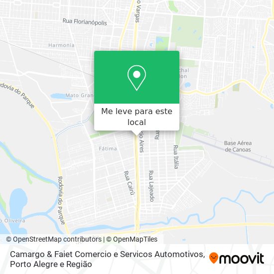 Camargo & Faiet Comercio e Servicos Automotivos mapa