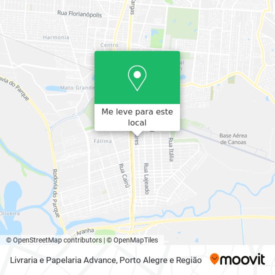 Livraria e Papelaria Advance mapa