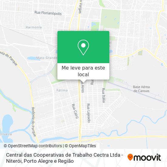 Central das Cooperativas de Trabalho Cectra Ltda - Niterói mapa