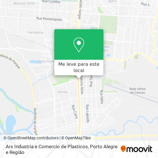 Ars Industria e Comercio de Plasticos mapa