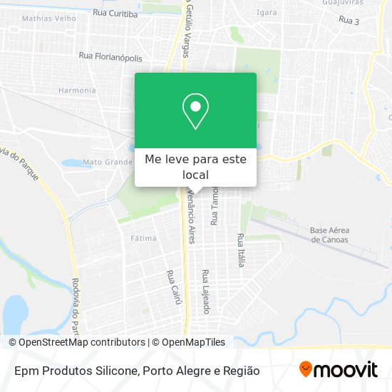Epm Produtos Silicone mapa