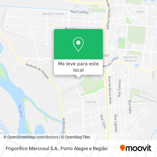 Frigorífico Mercosul S.A. mapa
