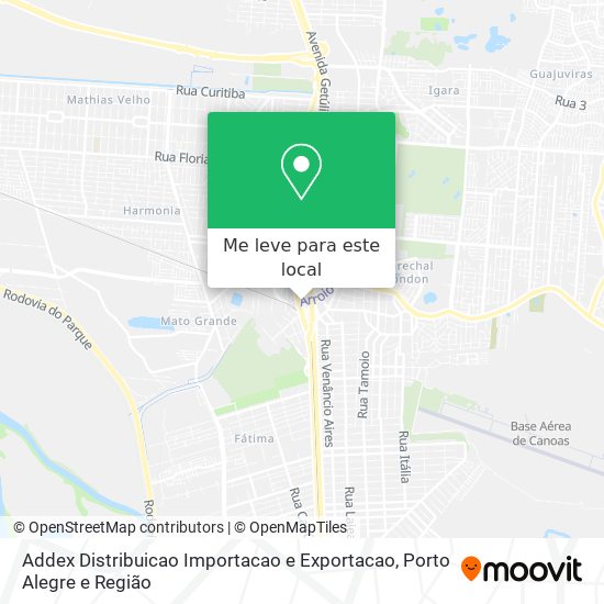 Addex Distribuicao Importacao e Exportacao mapa