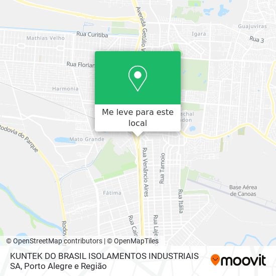 KUNTEK DO BRASIL ISOLAMENTOS INDUSTRIAIS SA mapa