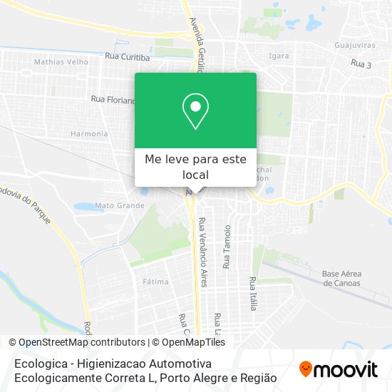 Ecologica - Higienizacao Automotiva Ecologicamente Correta L mapa