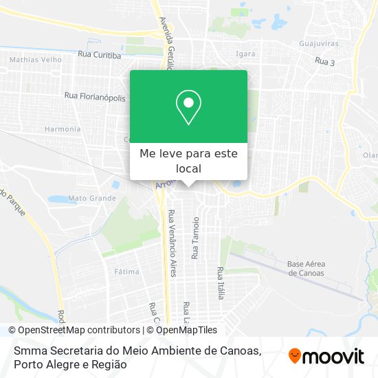 Smma Secretaria do Meio Ambiente de Canoas mapa