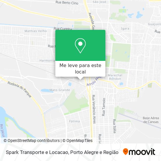 Spark Transporte e Locacao mapa