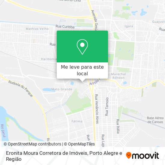 Eronita Moura Corretora de Imóveis mapa