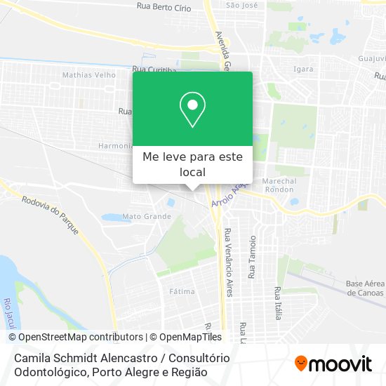 Camila Schmidt Alencastro / Consultório Odontológico mapa