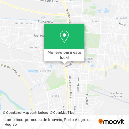 Lamb Incorporacoes de Imoveis mapa