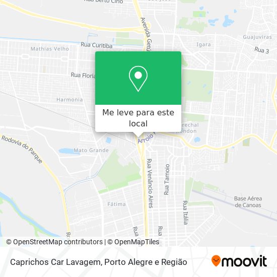 Caprichos Car Lavagem mapa