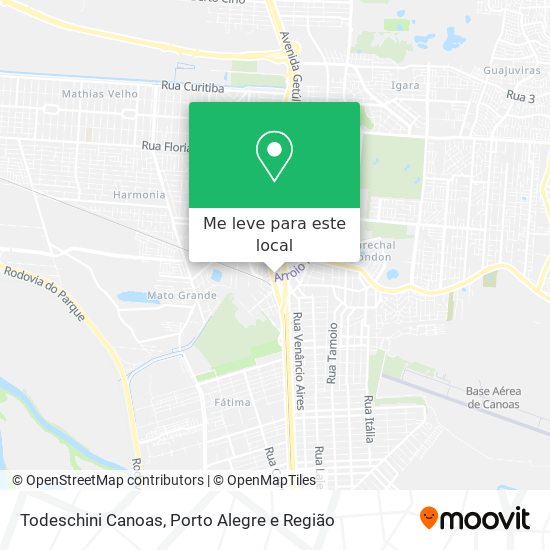 Todeschini Canoas mapa