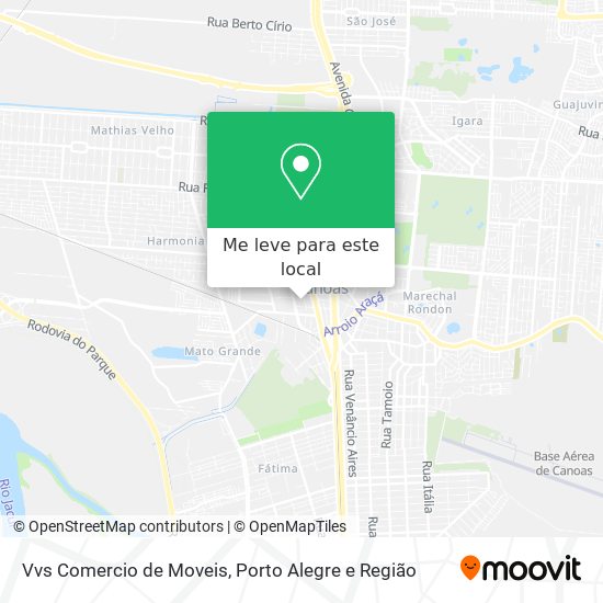 Vvs Comercio de Moveis mapa