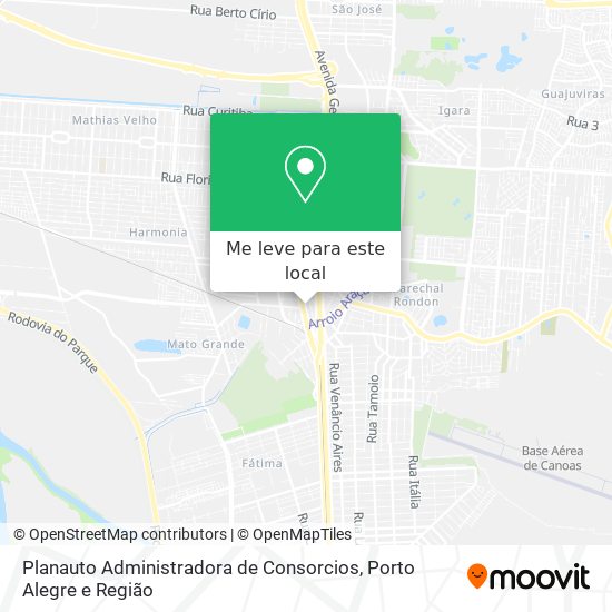 Planauto Administradora de Consorcios mapa