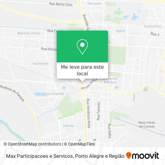 Max Participacoes e Servicos mapa