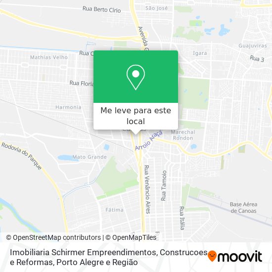 Imobiliaria Schirmer Empreendimentos, Construcoes e Reformas mapa