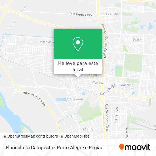 Floricultura Campestre mapa