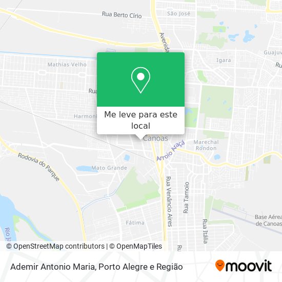 Ademir Antonio Maria mapa