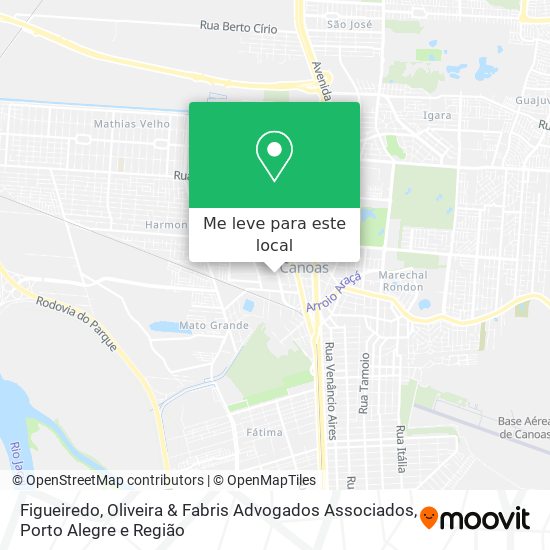 Figueiredo, Oliveira & Fabris Advogados Associados mapa