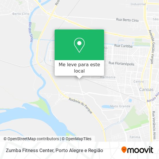 Zumba Fitness Center mapa