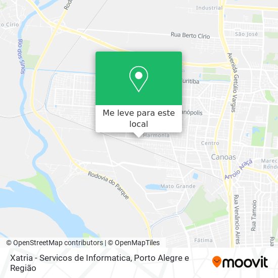 Xatria - Servicos de Informatica mapa