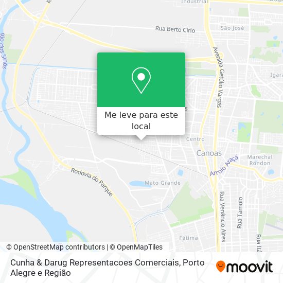 Cunha & Darug Representacoes Comerciais mapa