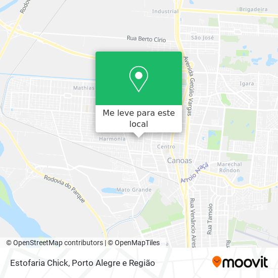 Estofaria Chick mapa