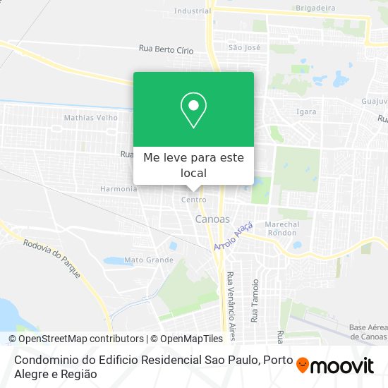 Condominio do Edificio Residencial Sao Paulo mapa