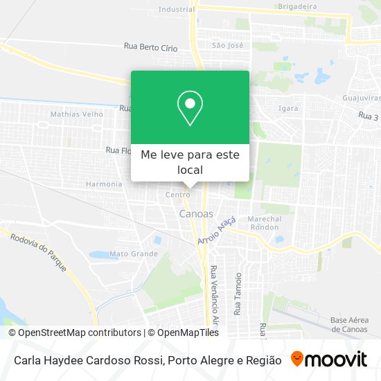 Carla Haydee Cardoso Rossi mapa