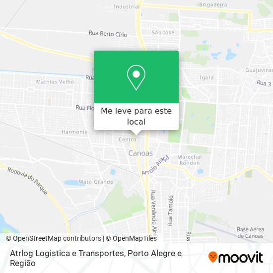 Atrlog Logistica e Transportes mapa