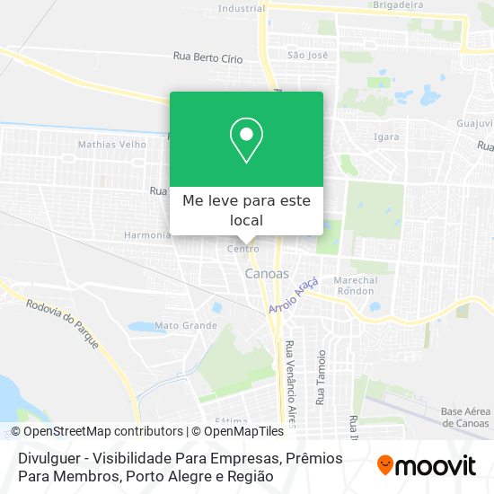 Divulguer - Visibilidade Para Empresas, Prêmios Para Membros mapa