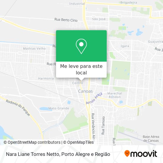 Nara Liane Torres Netto mapa