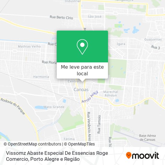Vissomz Abaste Especial De Essencias Roge Comercio mapa