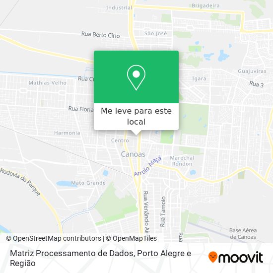 Matriz Processamento de Dados mapa