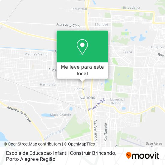 Escola de Educacao Infantil Construir Brincando mapa