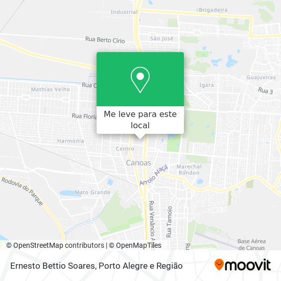 Ernesto Bettio Soares mapa