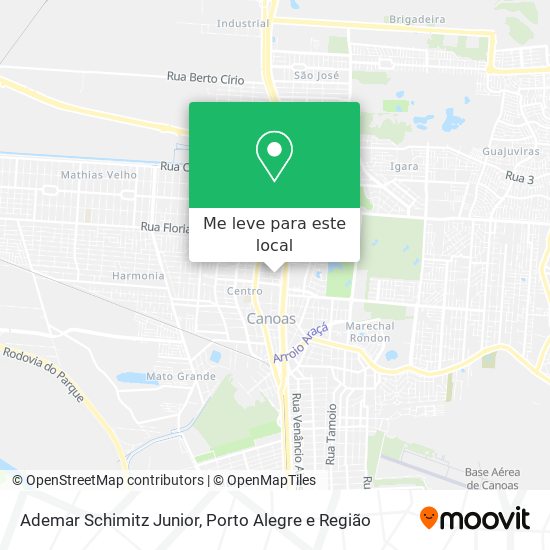 Ademar Schimitz Junior mapa