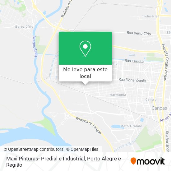 Maxi Pinturas- Predial e Industrial mapa