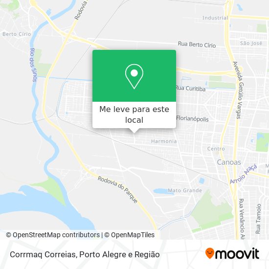 Corrmaq Correias mapa