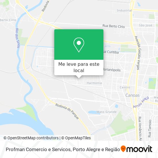 Profman Comercio e Servicos mapa